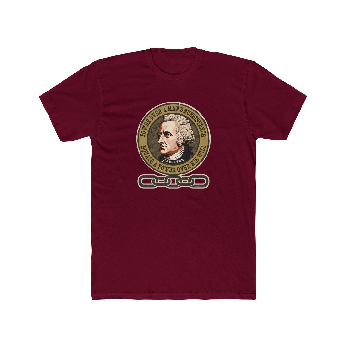 Alexander Hamilton "Subsistence Equals Power" - Motivational Graphic Tee