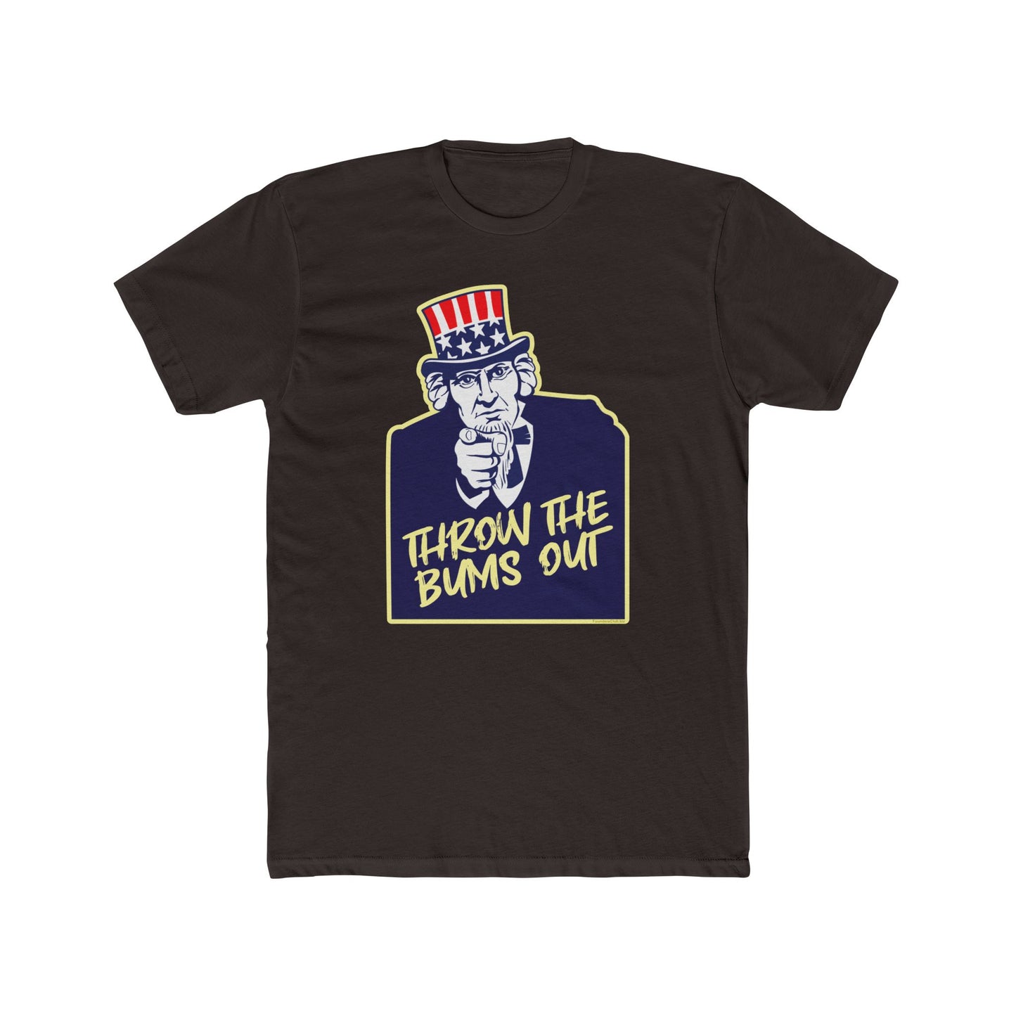 Uncle Sam "Throw the Bums Out" Humorous Graphic Tee