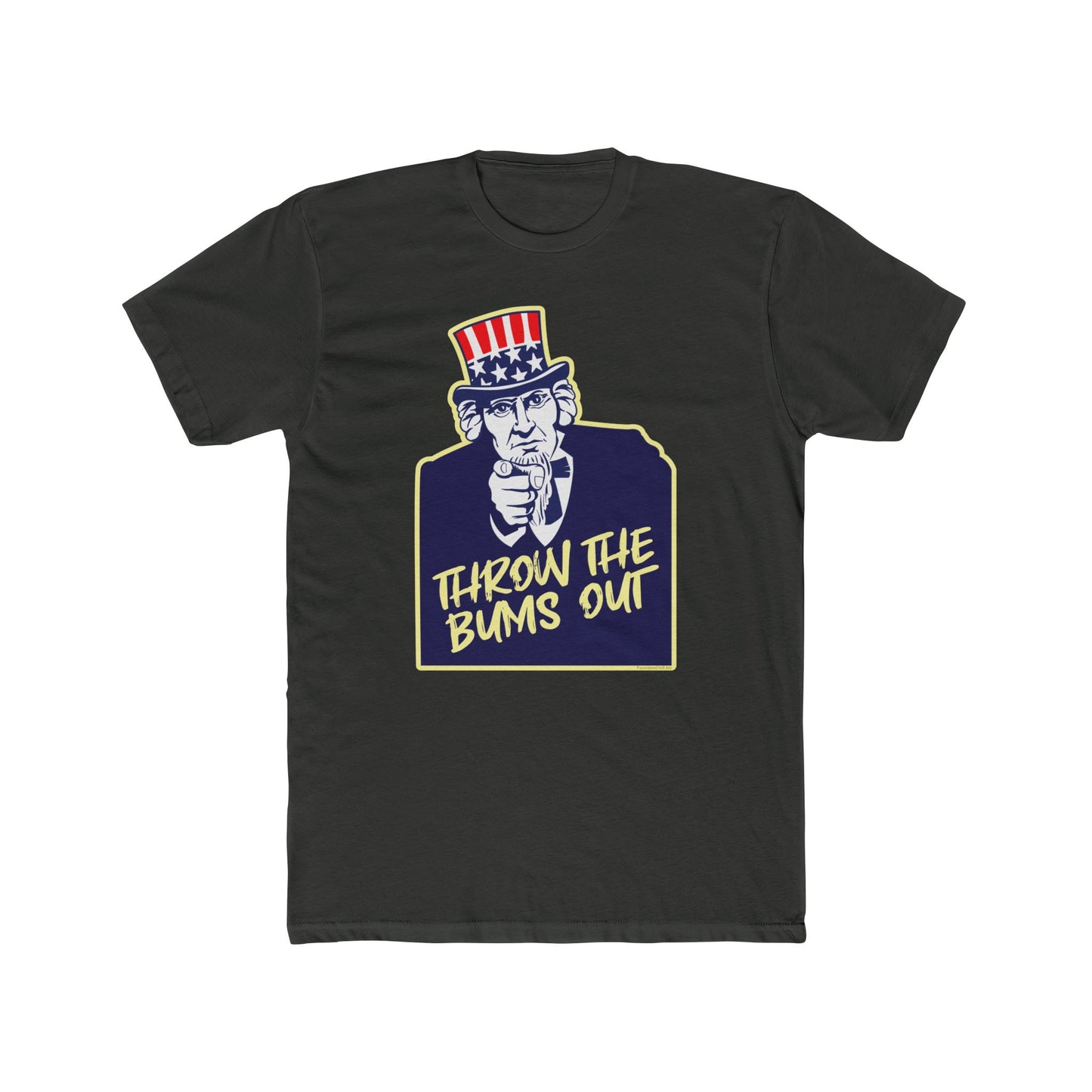 Uncle Sam "Throw the Bums Out" Humorous Graphic Tee