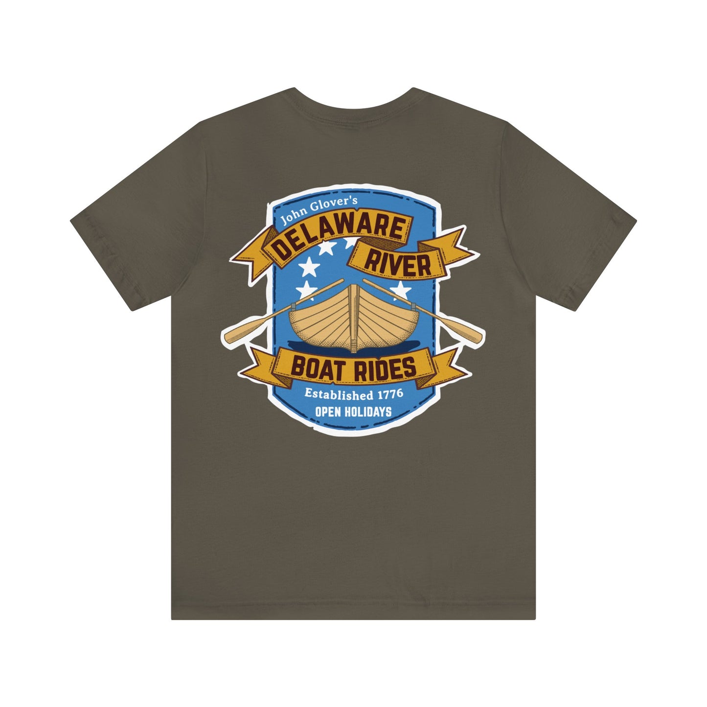 John Glover Delaware River Boat Rides Tee (Two Sided)