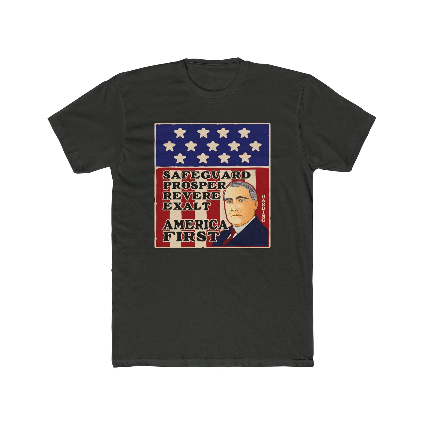 Warren G. Harding "America First" - Motivational Graphic Tee