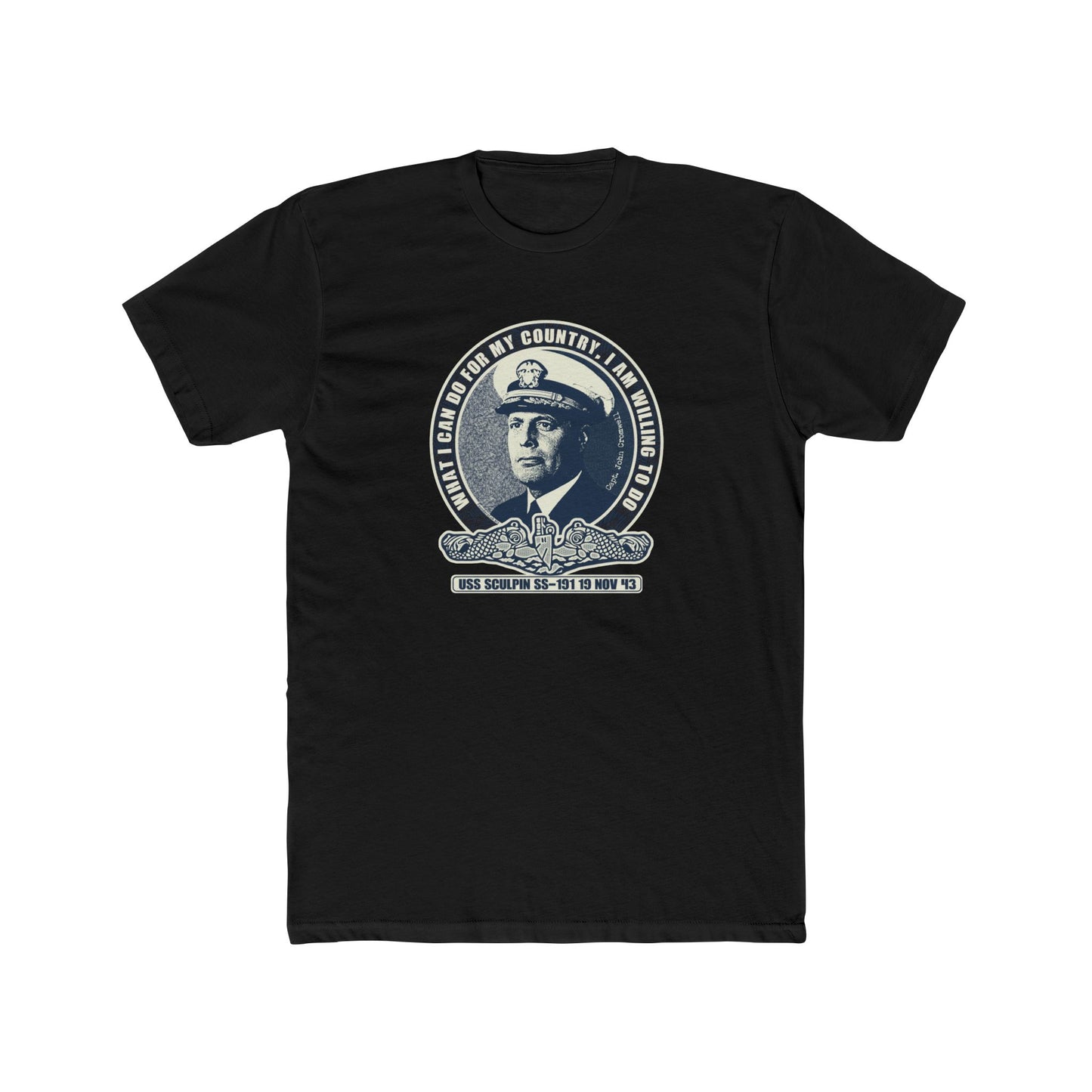 John Cromwell USS Sculpin  WWII Design - Motivational Graphic Tee