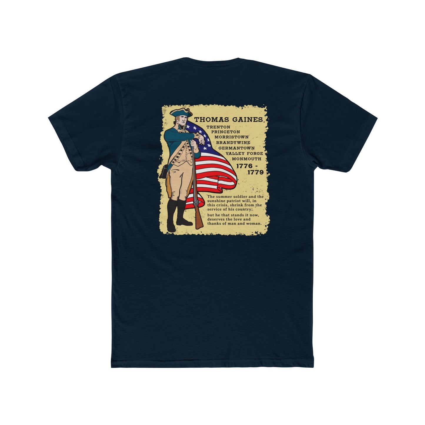 Thomas Gaines Revolutionary 2 Sided Graphic Tee