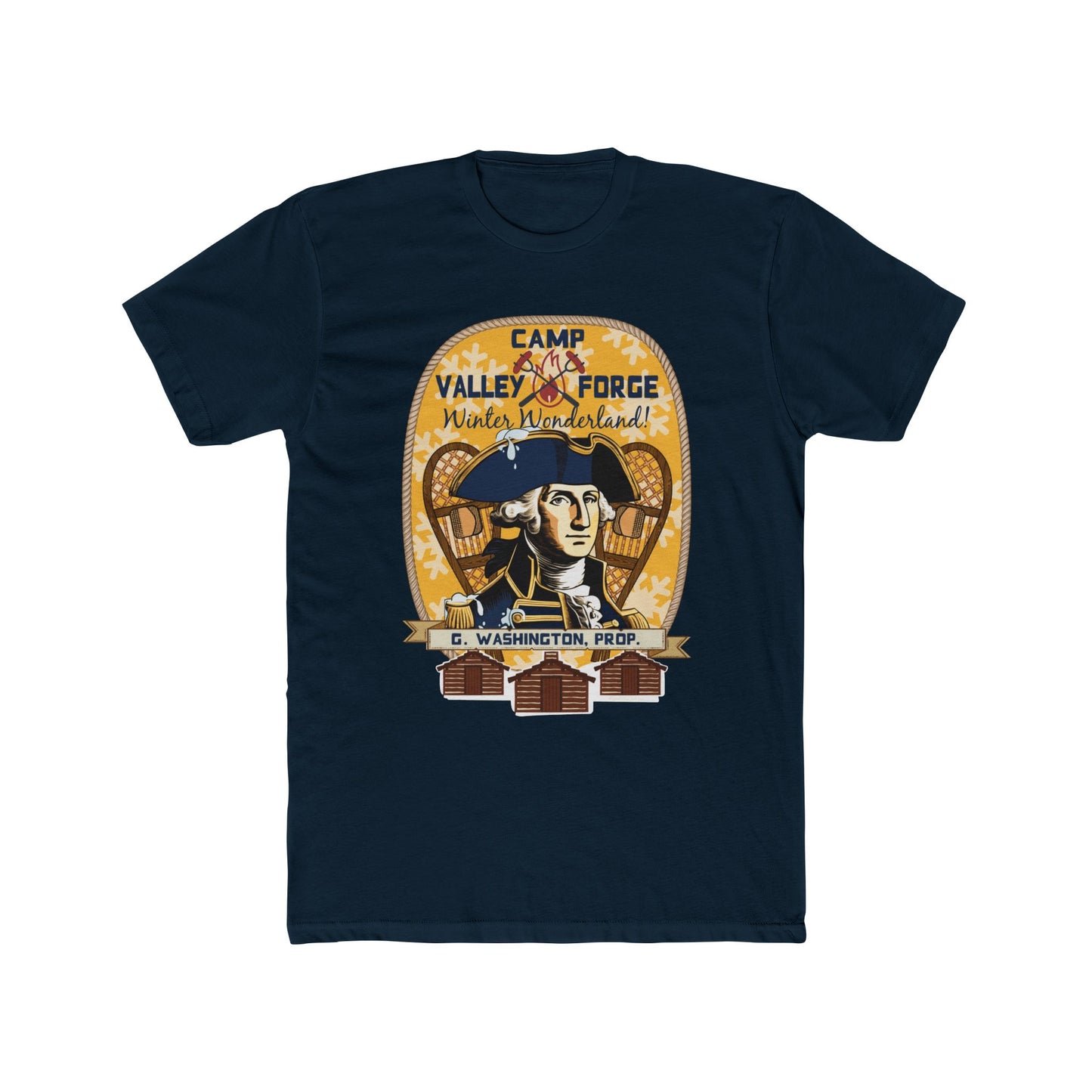 Camp Valley Forge Humorous Graphic Tee - Front Print
