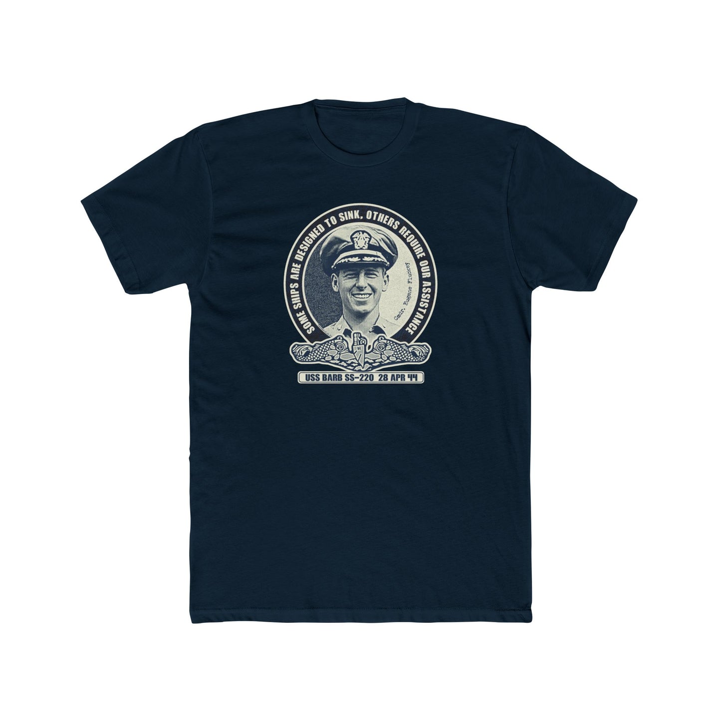 Lucky Fluckey  USS Barb  WWII Design - Motivational Graphic Tee