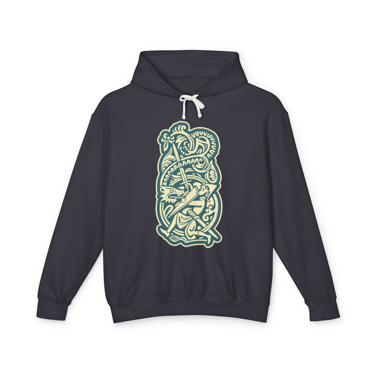 Green Dragon Slayer Hooded Sweatshirt