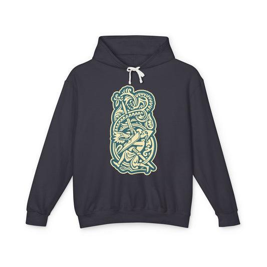 Green Dragon Slayer Hooded Sweatshirt