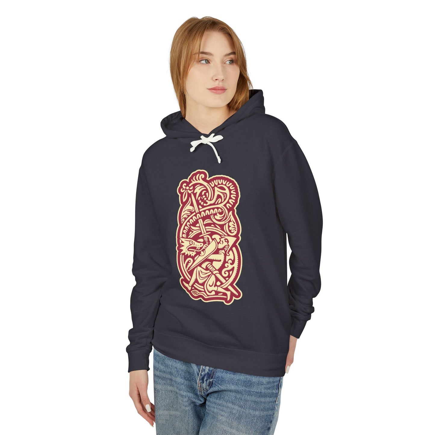 Red Dragon Slayer Hooded Sweatshirt