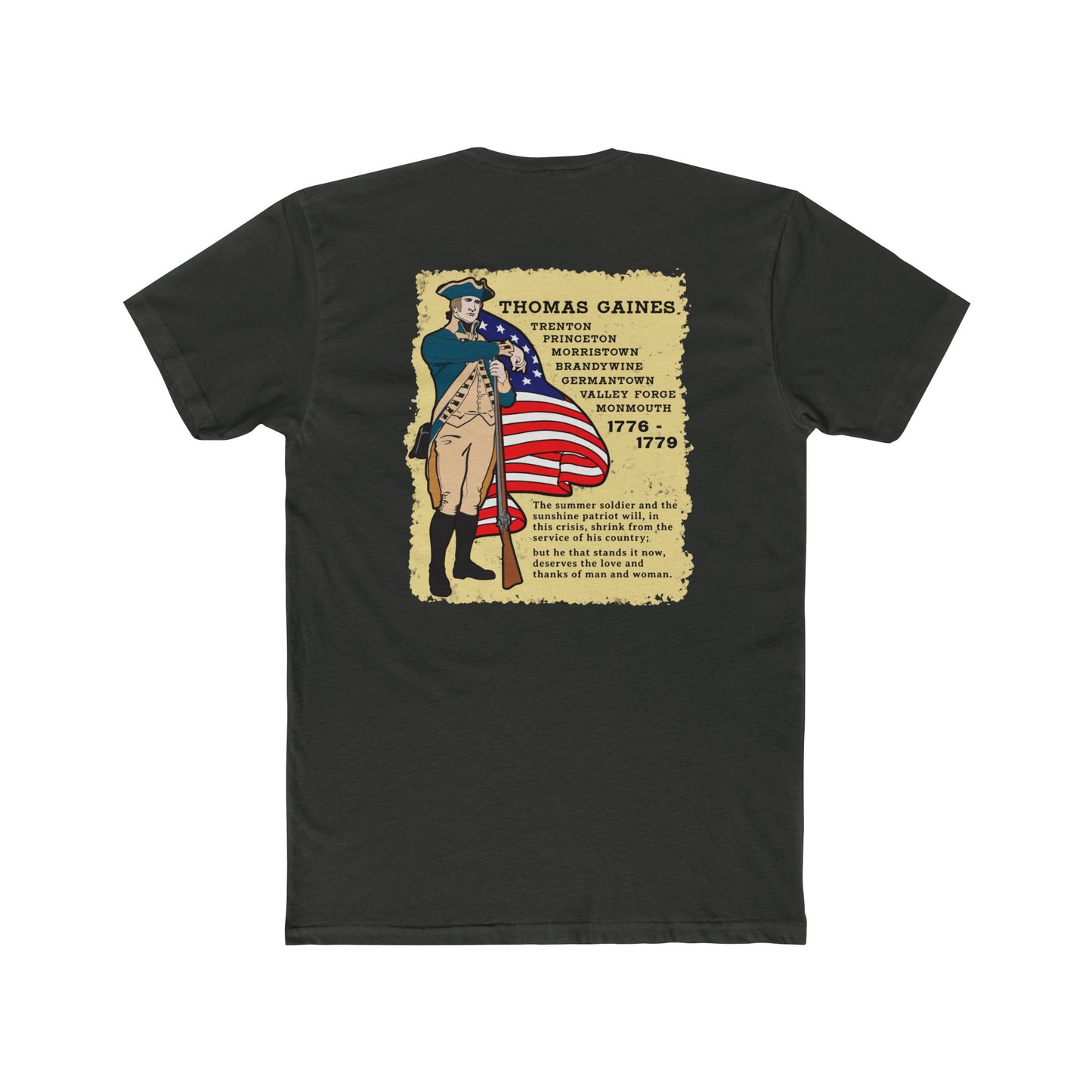 Thomas Gaines Revolutionary 2 Sided Graphic Tee